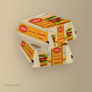 burger box printing
