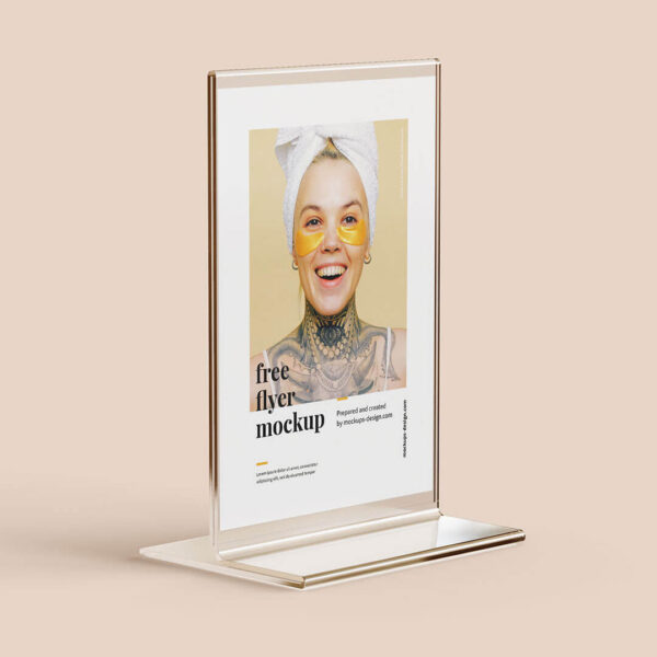 Double side acrylic stand