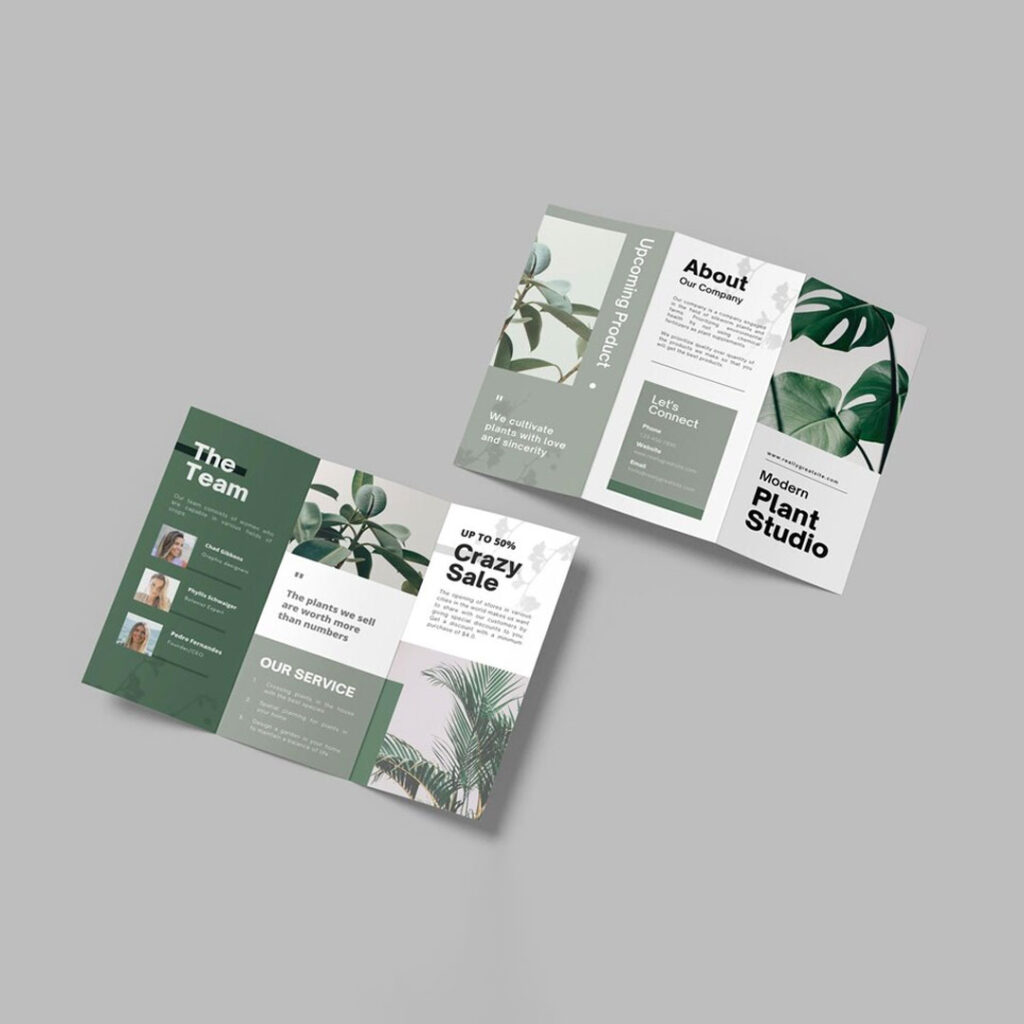 tri fold brochure