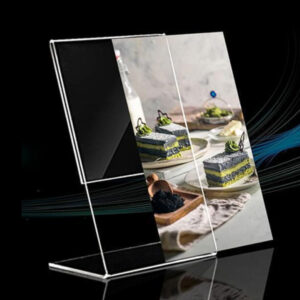 Acrylic Sign Holder : L Shape Display