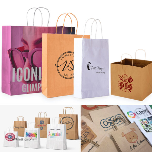 Kraft Shopping Bag Printing - Image 3