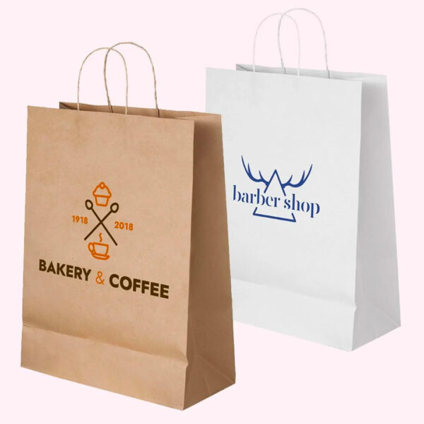 Kraft Shopping Bag Printing - Image 4