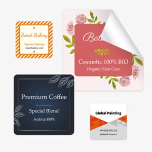 Square Shape Sticker