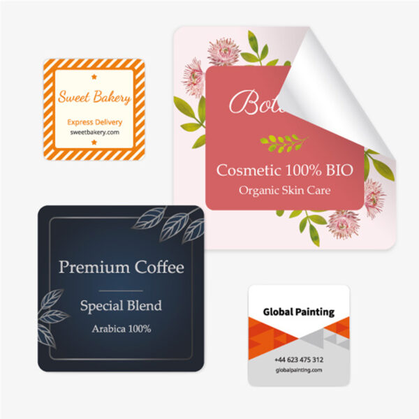 Square Shape Sticker