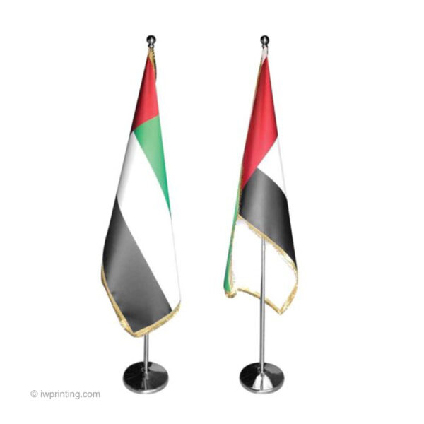 UAE Flag Large Size with Stand - Image 3