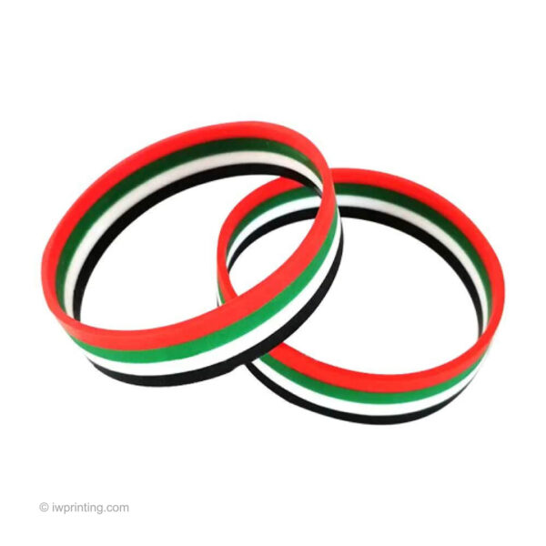 UAE Flag Silicone Wristbands - Image 4