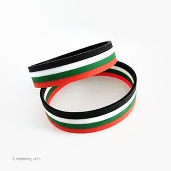 UAE Flag Silicone Wristbands - Image 2