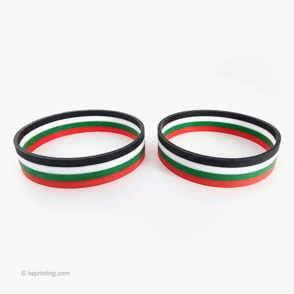 UAE Flag Silicone Wristbands - Image 3