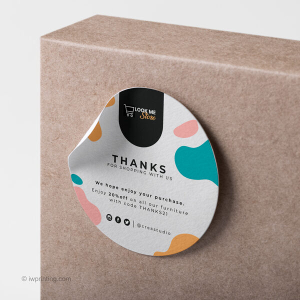 Round Shape Sticker Printing