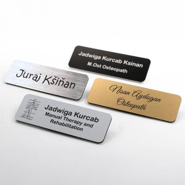 personalised name badges in Dubai