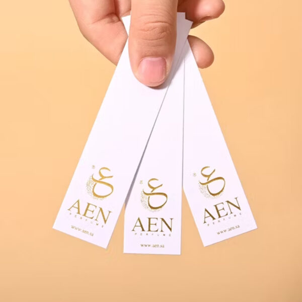 Perfume test paper printing