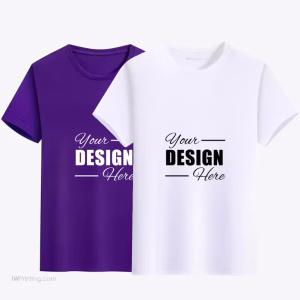 Round neck Cotton T shirt Printing in Dubai IW_Printing.com