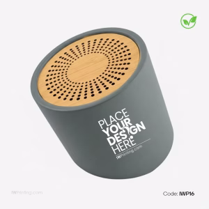Bluetooth Speakers Bamboo and Limestone Cement IwPrinting.com