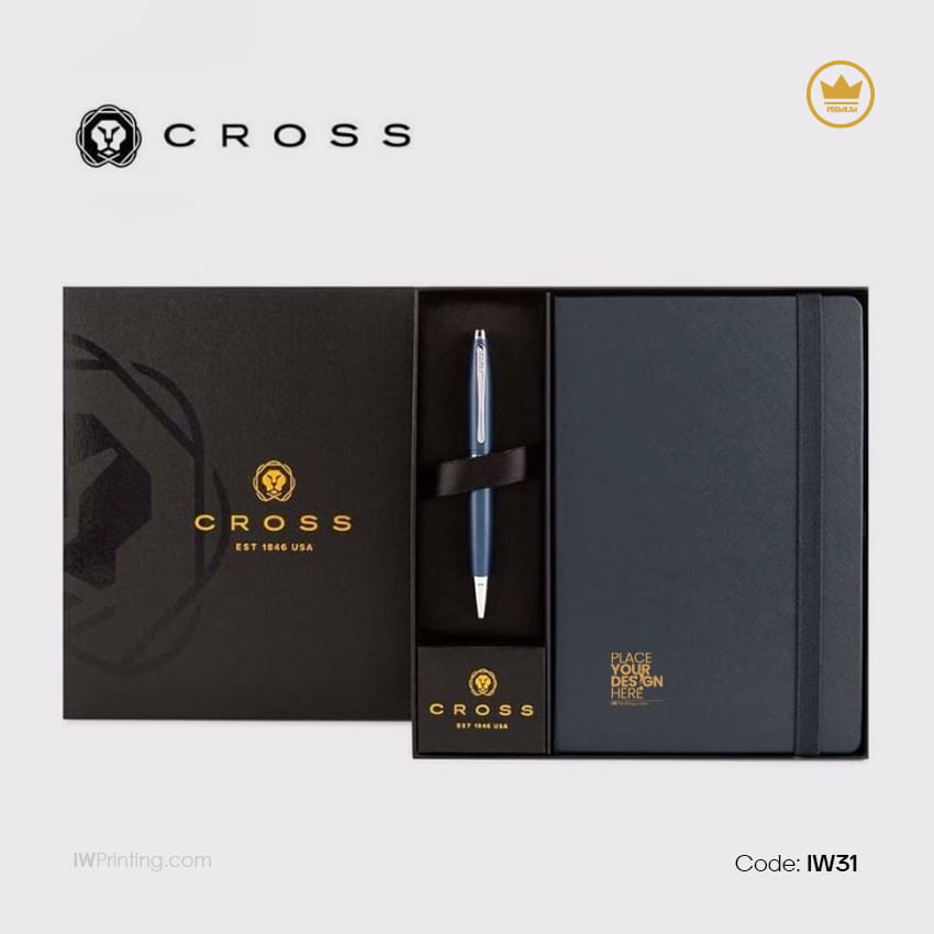 Cross Calais™ Gift Set - Pen & Hardcover Notebook