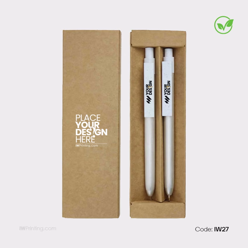 Recycled Aluminum Pen and Pencil Sets Promotional Gifts Printing in Dubai _ IWPrinting.com