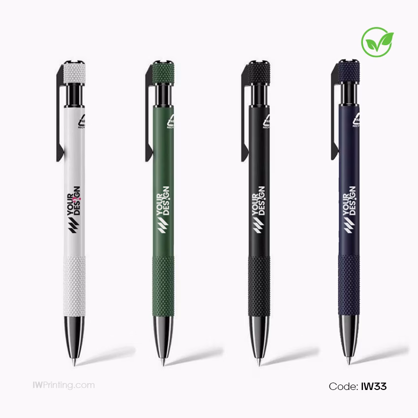 Recycled Aluminium Pen Printing in Dubai _ Best Gifts Agency in UAE _IWPrinting.com