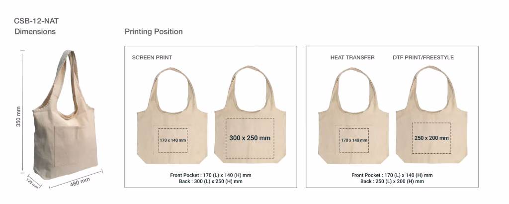 Cotton Hobo Bags with Front Pocket - Order Online - Jute Bag Printing in Dubai