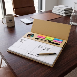 Weekly Planner Kit with Pen, Clip, Sticky Notes - Eco-Friendly Best Corporate Agency in Dubai