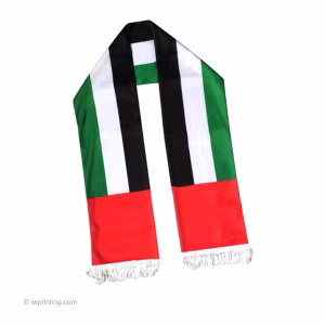 UAE Flag Scarf Printing