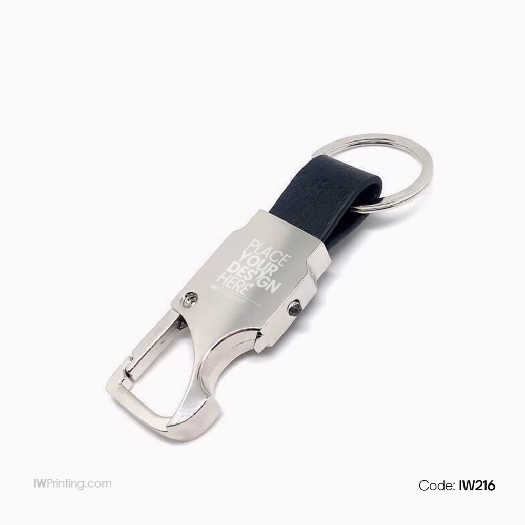 4-in-1 Multi-Utility Keychain is a compact and practical everyday accessory designed for convenience and versatility. This smart keychain combines four essential functions in one—including a carabiner clip, built-in night light, bottle opener, and key holder, making it ideal for daily use and on-the-go situations. Crafted for durability and ease of use, the carabiner allows quick attachment to bags or belts, while the integrated light provides visibility in low-light conditions. The bottle opener adds extra utility, making it a handy tool for both work and leisure. Perfect for corporate giveaways, promotional campaigns, outdoor events, and utility-focused branding, this multi-functional keychain ensures your brand stays visible with everyday use. Widely used across the United Arab Emirates, it is available from IWPrinting—a perfect combination of practicality, innovation, and impactful branding. Order Online IWPrinting.com