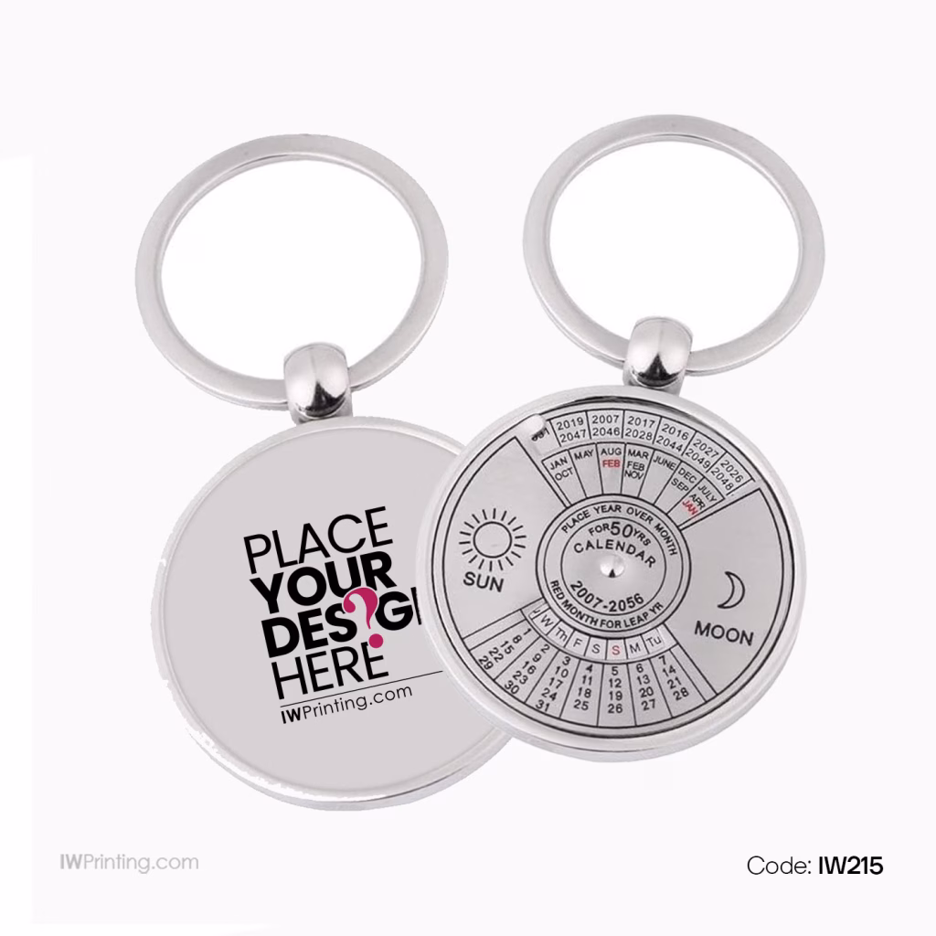 50 Year Perpetual Calendar Keychain - IWPrinting.com