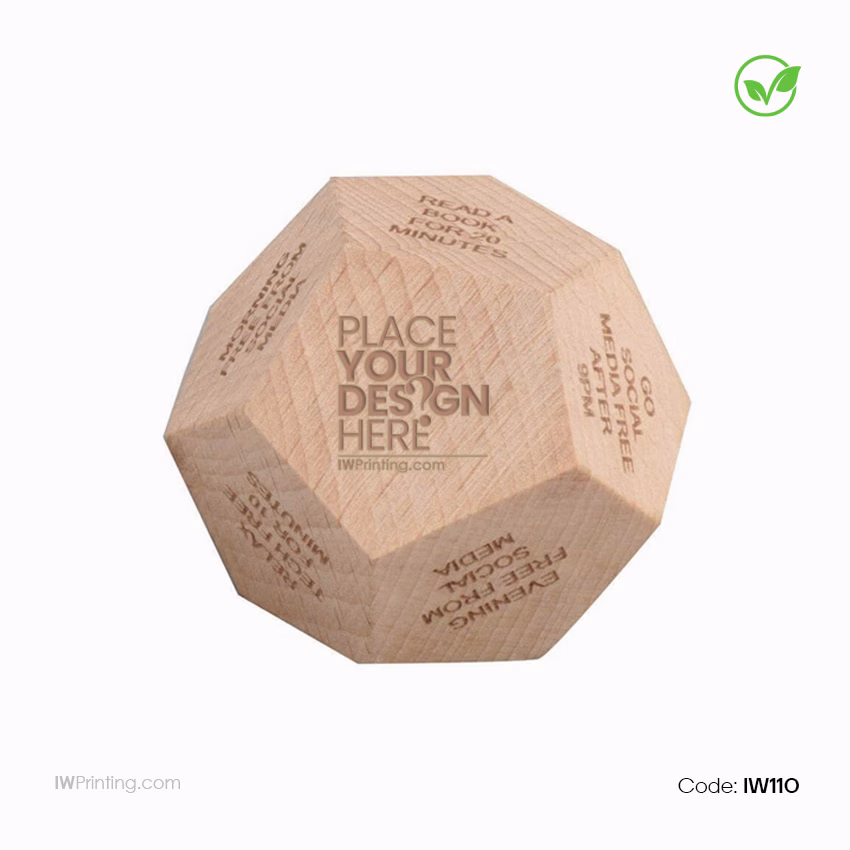 Digital Detox Wooden Dice in UAE - Order online Games & Fun Items in Dubai