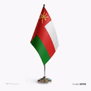 Oman Table Flag - IWPrinting.com