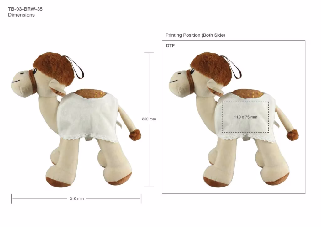 Promotional Camel Shape Toys in UAE - IWPrinting.com