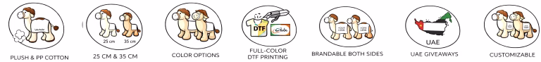 Promotional Camel Shape Toys in UAE - IWPrinting.com