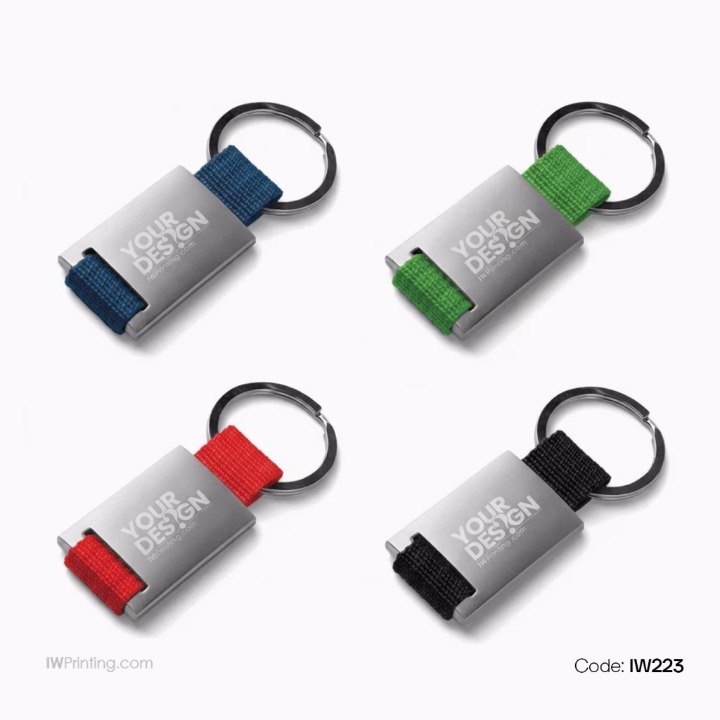 Metal Keychain with Strap Order Online IWPrinting.com