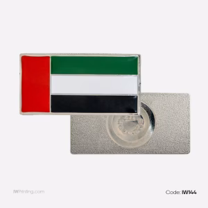 UAE Flag Badges available online IWPrinting.com