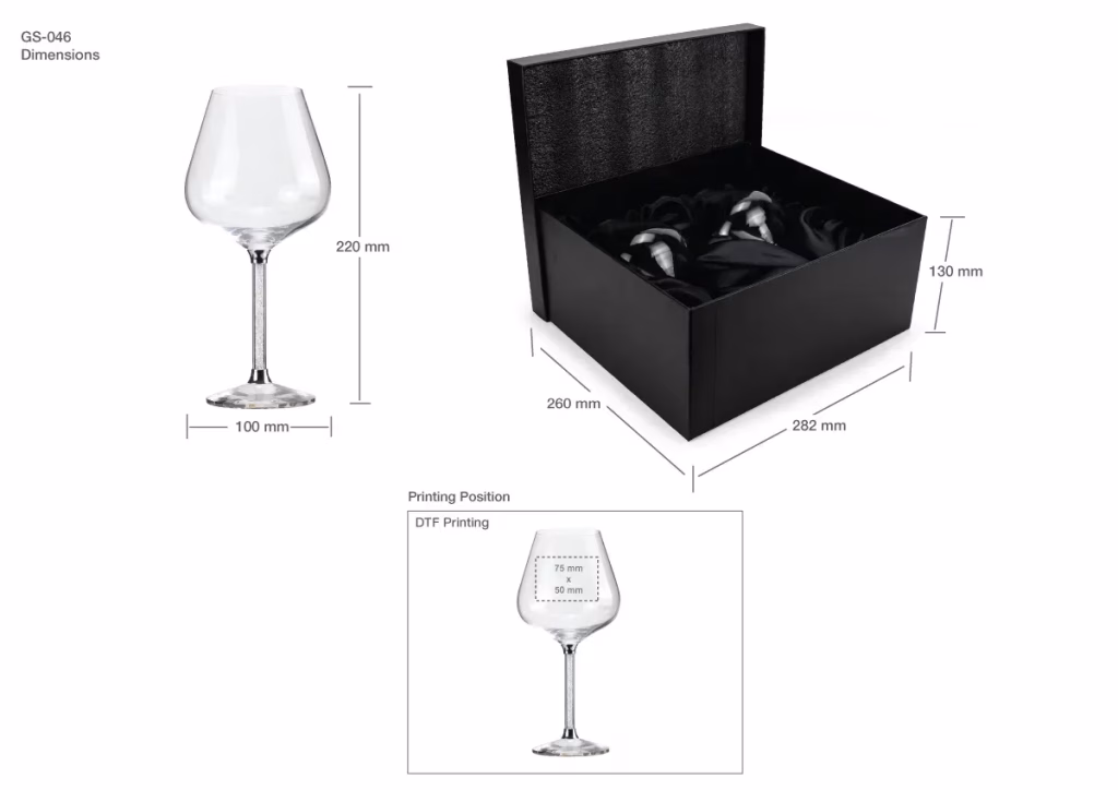Wine Glass Gift Sets in Dubai Order now IWPrinting.com