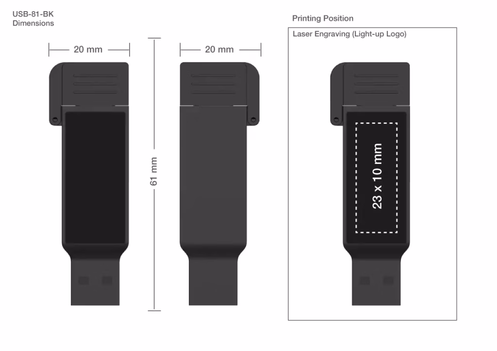USB with LED Logo in Dubai - IWPrinting.com