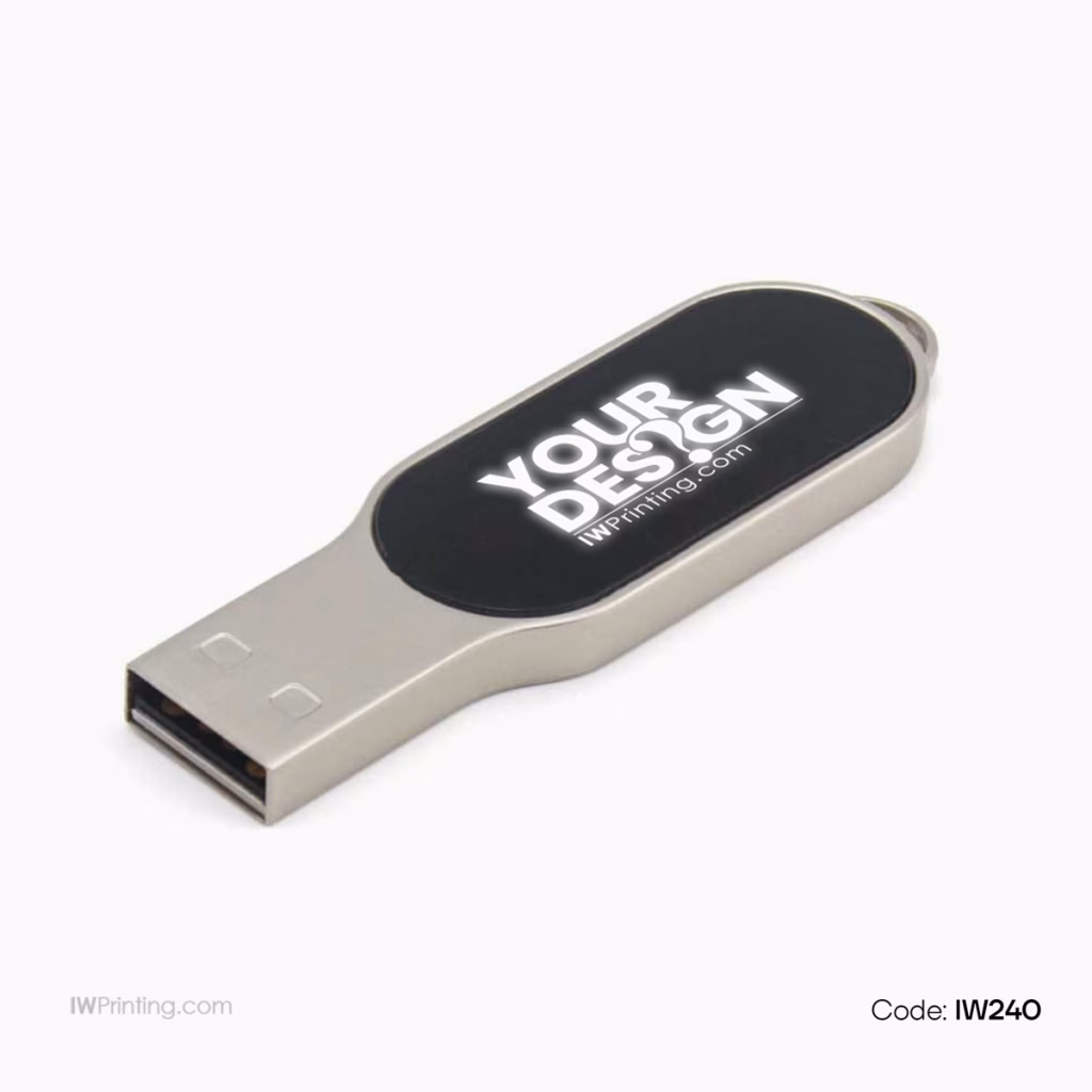 Oval Shaped Light-Up Logo USB in UAE - IWPrinting Online Printing