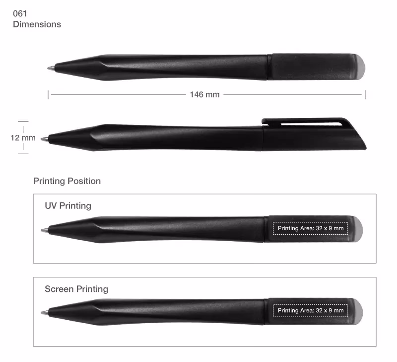 Twisted Design Plastic Pens in Abudhabi - IWPrinting.com