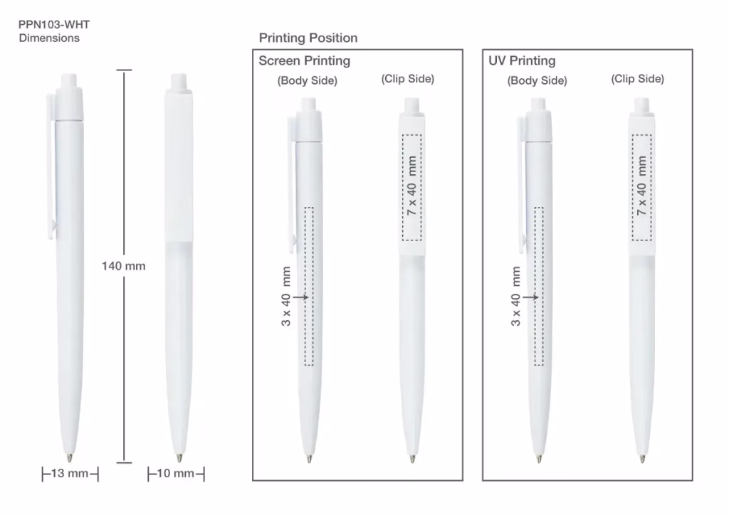 Low Cost Plastic Pens printing in Dubai - IWPrinting - Fast Delivery