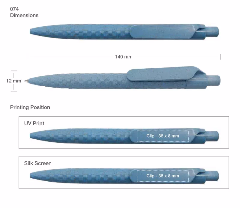 Wheat Straw Pens Printing in Dubai - Pen Printing Online - IWPrinting