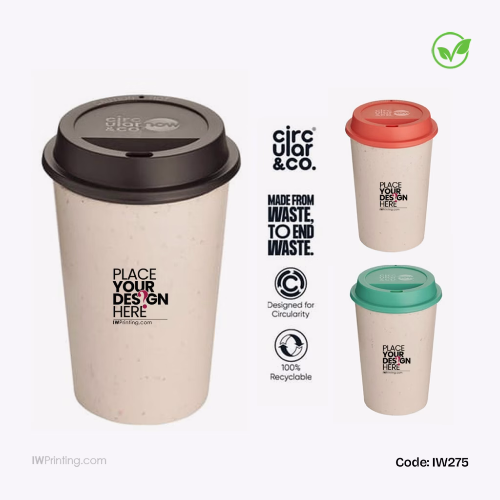 Circular NOW Cup 12oz Printing Abu Dhabi