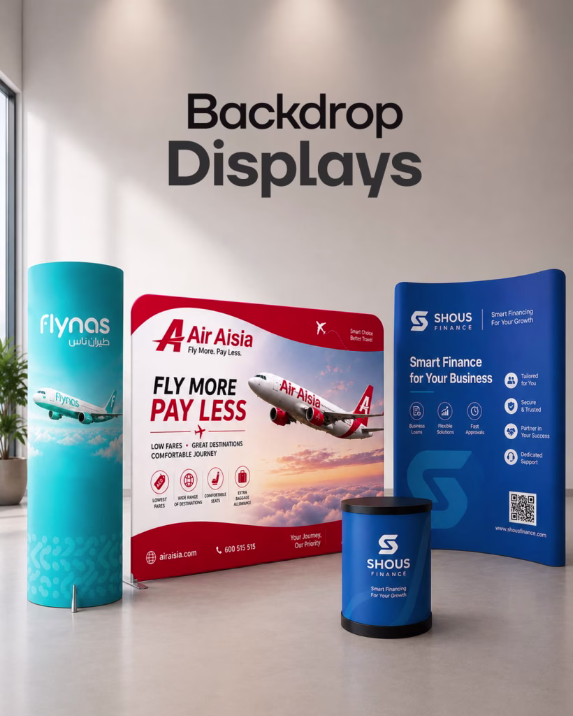 Displays-Backdrop Printing in Abu Dhabi