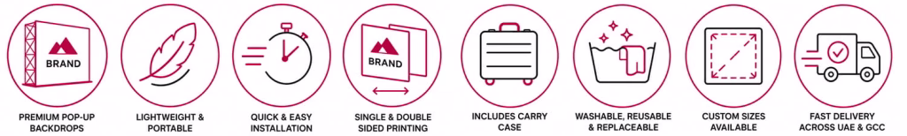 Best Backdrop Printing in Abu Dhabi - IWPrinting.com - Order Online in Dubai