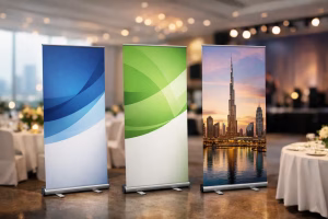 Roll Up Banner Printing Dubai for Better Events