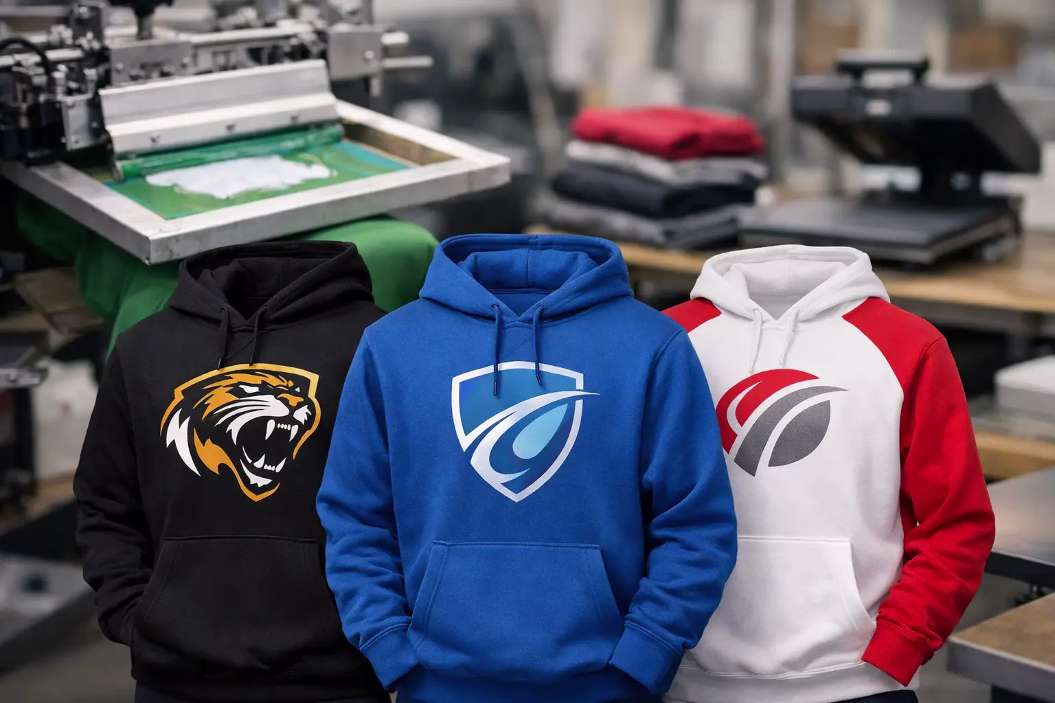 Custom Hoodie Printing for Teams and Brands