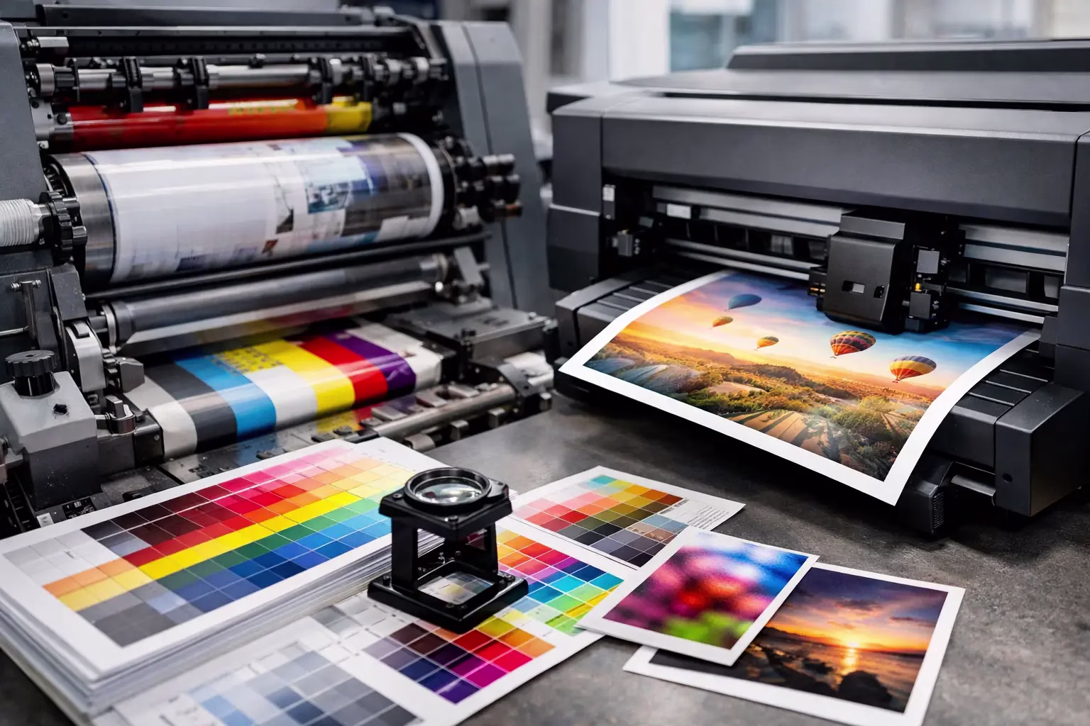 Offset Printing Versus Digital Printing Explained