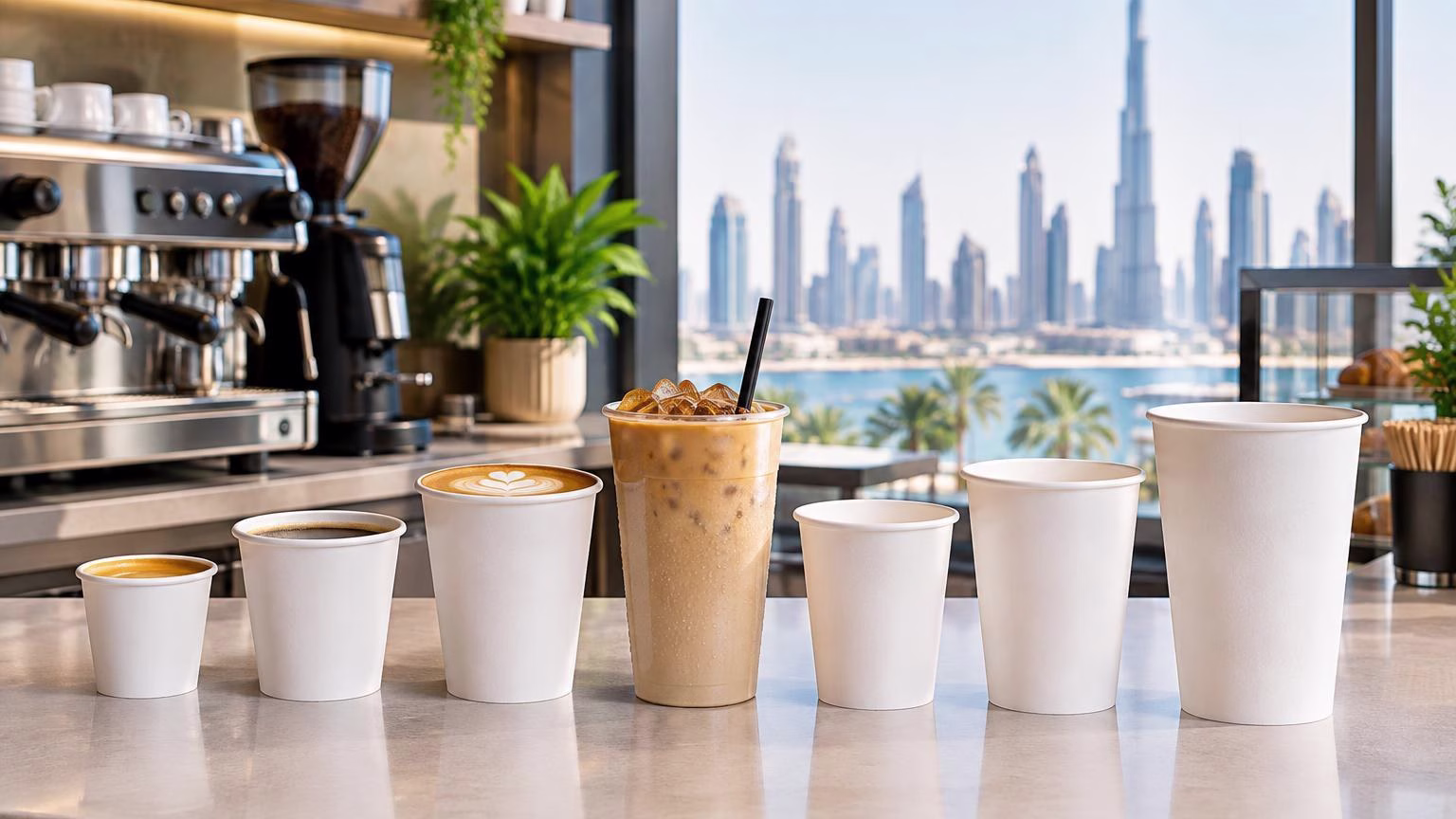 paper cup sizes for cafés UAE – IWPrinting