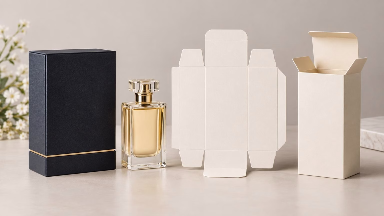 rigid vs folding perfume boxes UAE – IWPrinting
