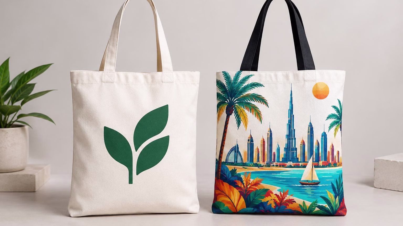 shopper bag printing methods UAE – IWPrinting